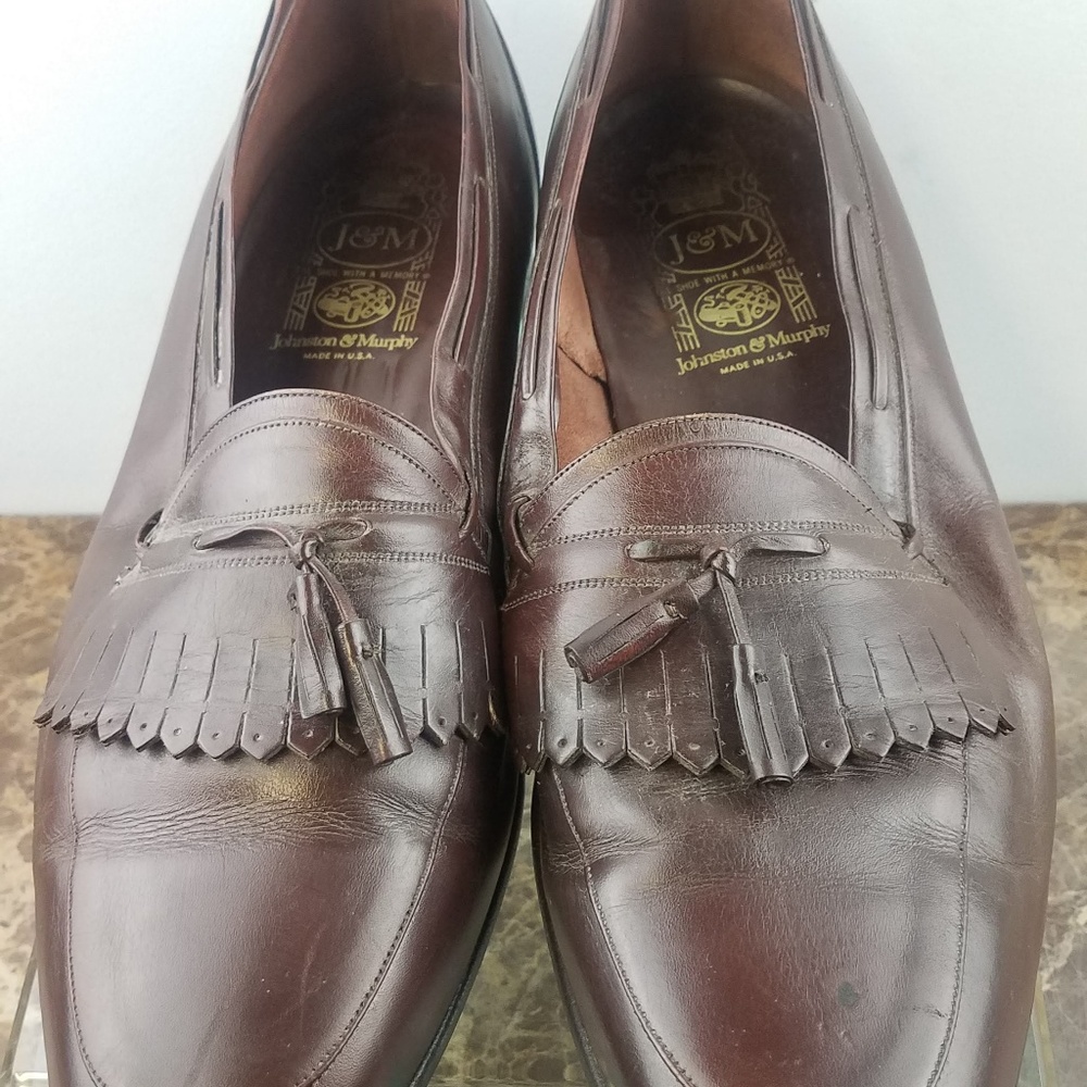 Johnston Murphy USA Aristocraft Brown Loafers 11.5